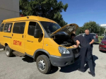 В Прокопьевске проверяют автобусы, которые будут доставлять учеников в 8 школ города